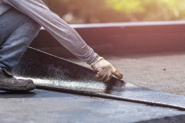 Professional Waterproofing technician working in Churubusco, IN